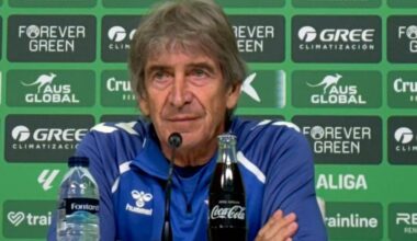 Pellegrini, en rueda de prensa
