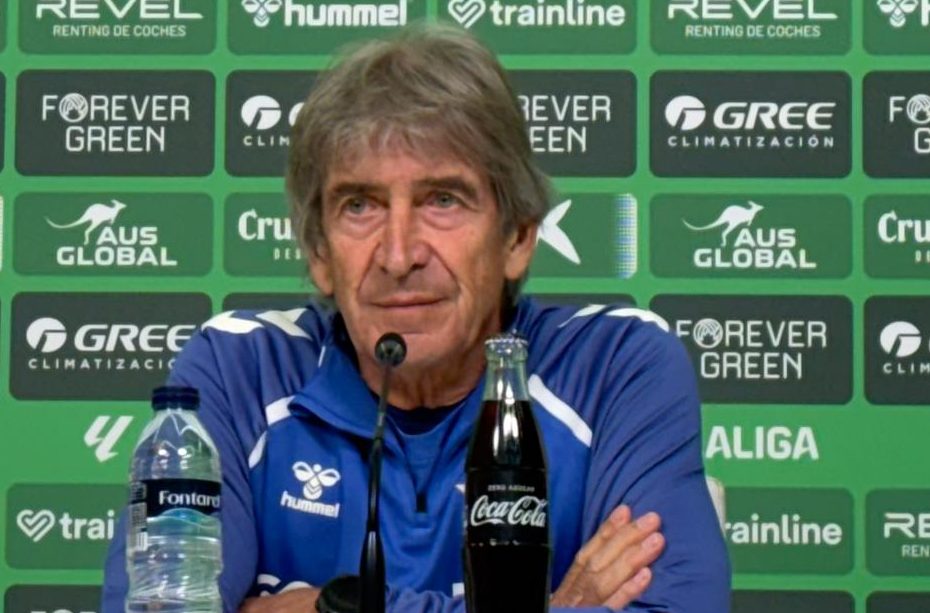 Pellegrini, en rueda de prensa