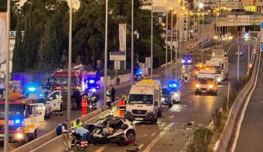 Un muerto en un accidente múltiple obliga a cortar la autovía en Marbella