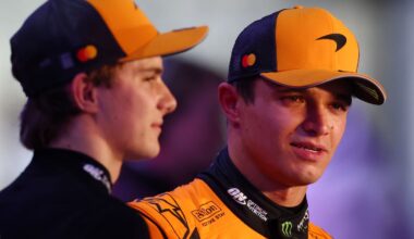 Lando Norris y Oscar Piastri, durante el sábado en el GP de Catar