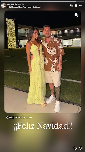 Messi replicó el posteo de