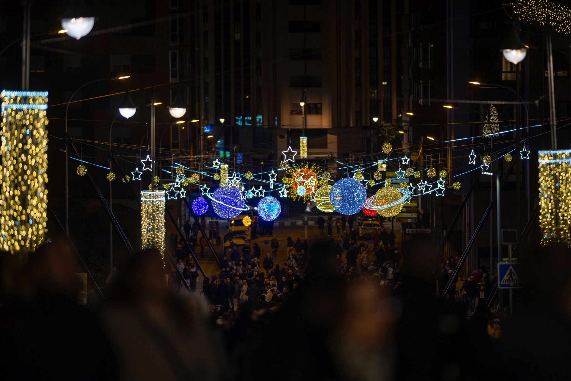 Las mejores imágenes de las luces de Navidad de Ponferrada