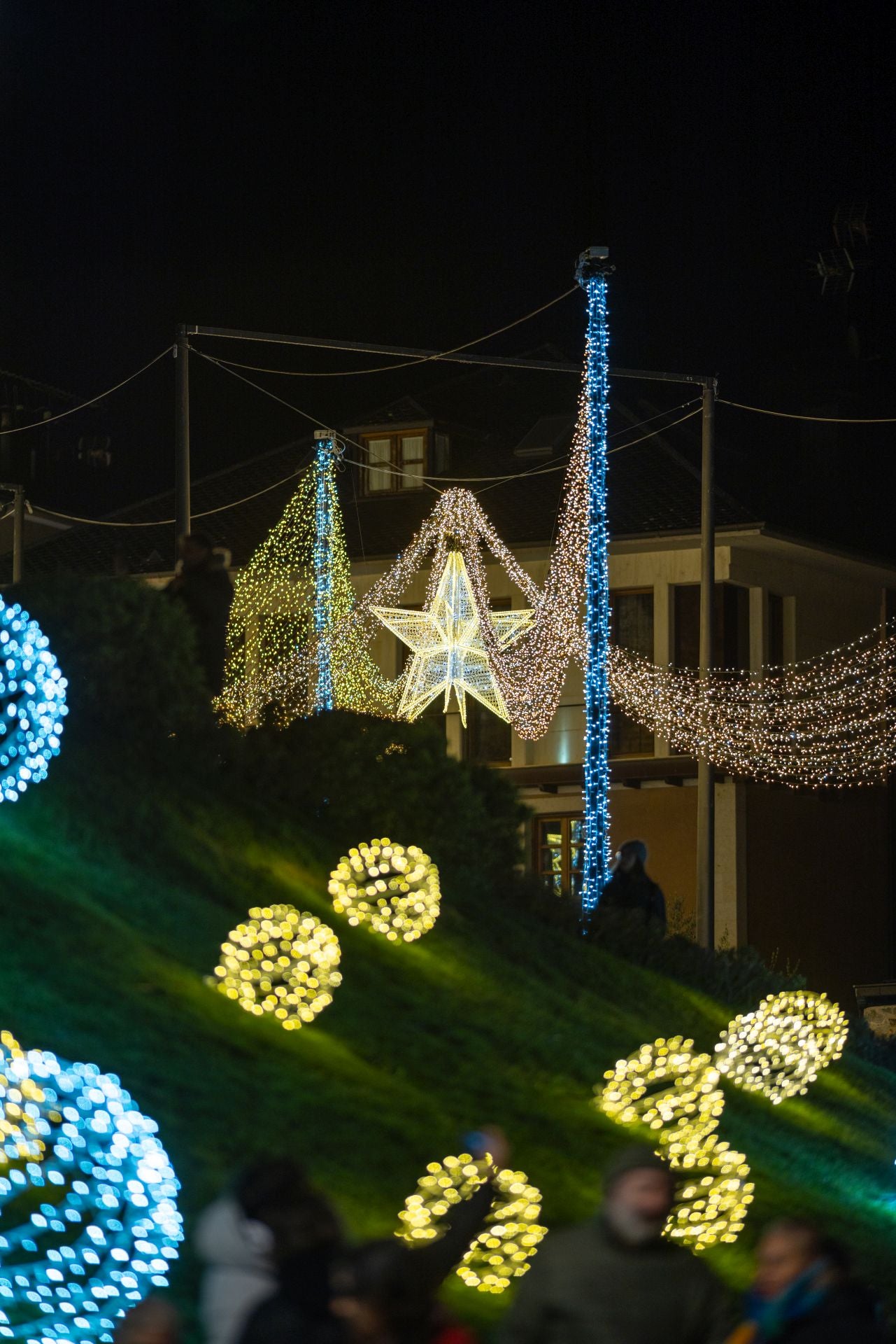 Las mejores imágenes de las luces de Navidad de Ponferrada