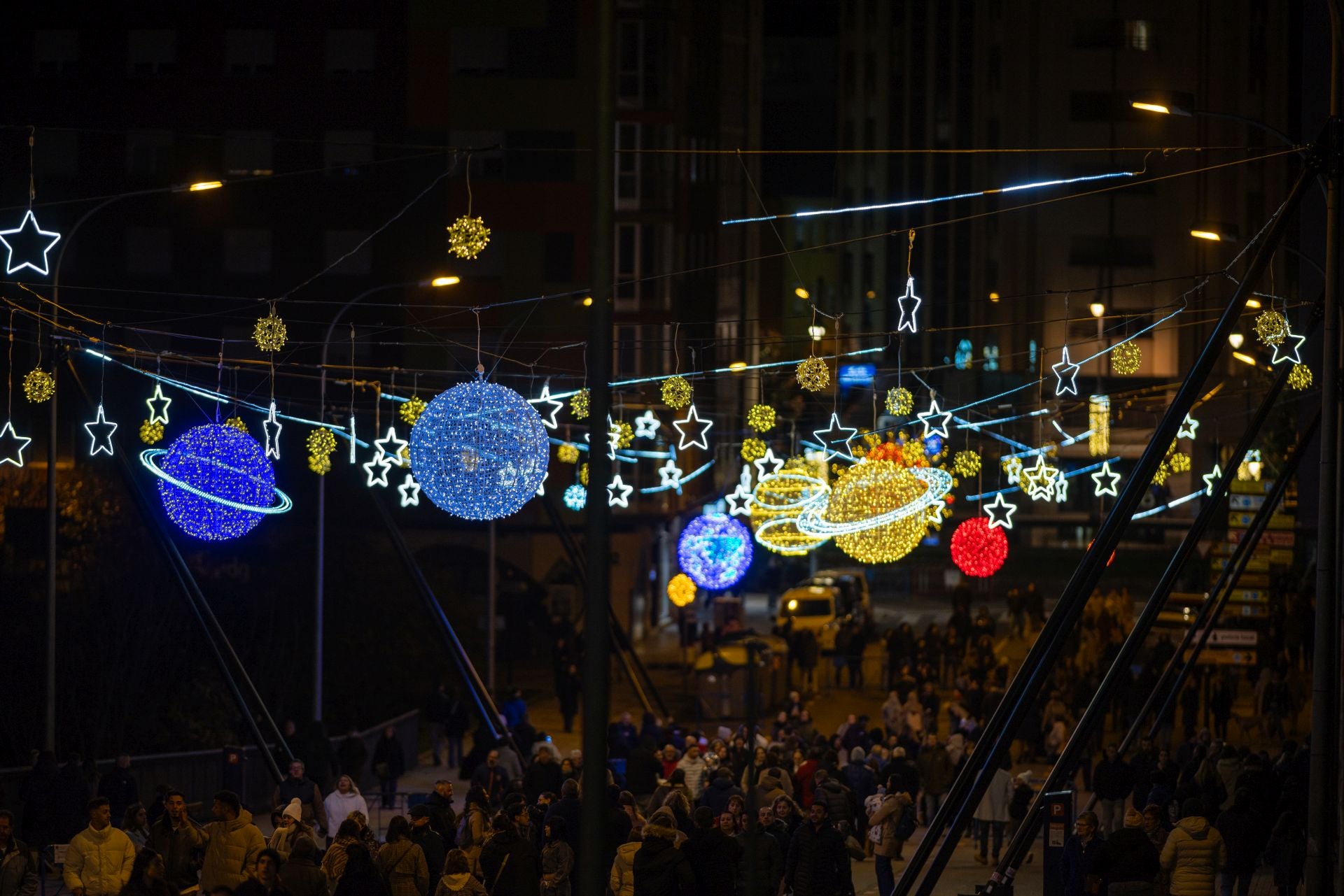 Las mejores imágenes de las luces de Navidad de Ponferrada