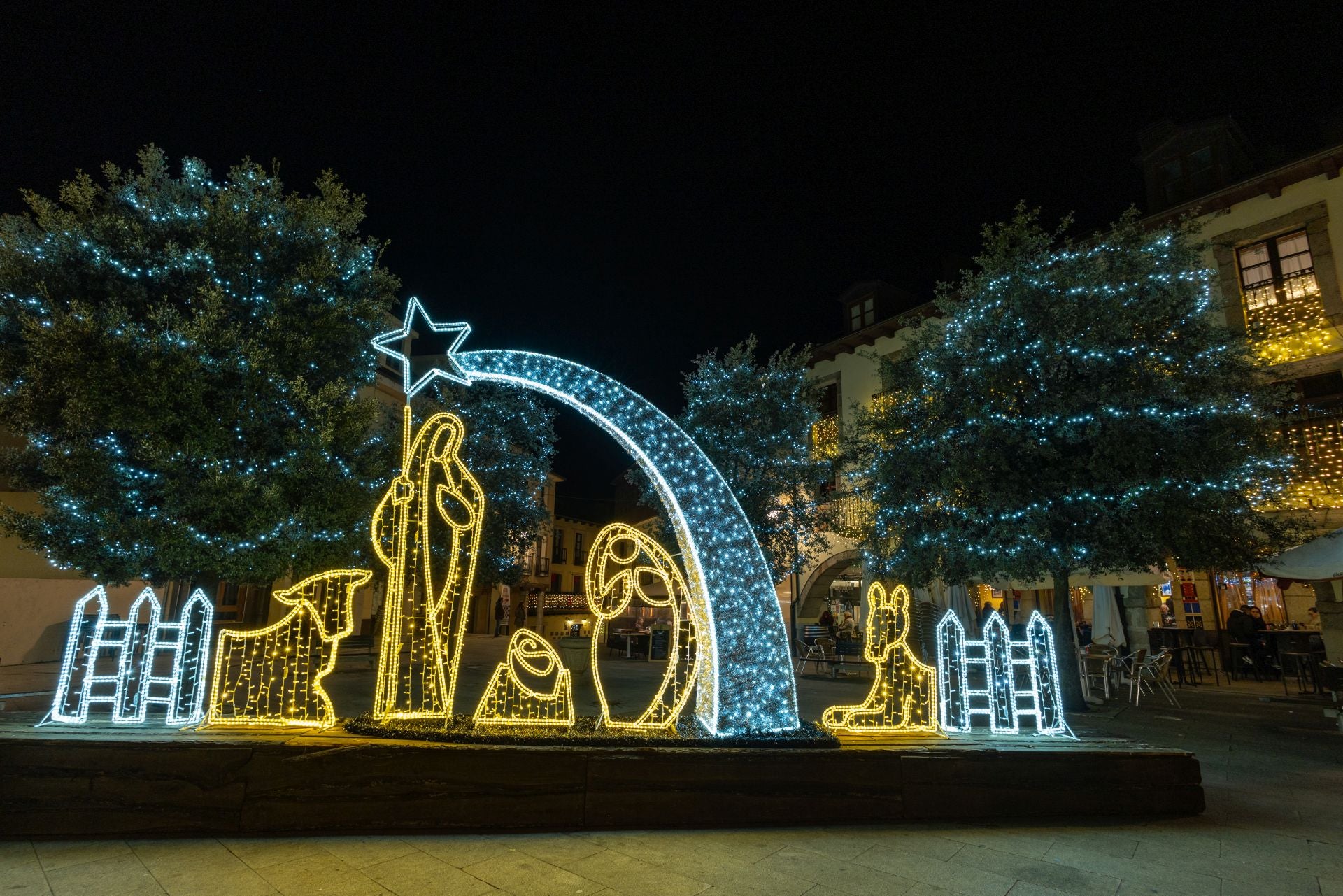 Las mejores imágenes de las luces de Navidad de Ponferrada