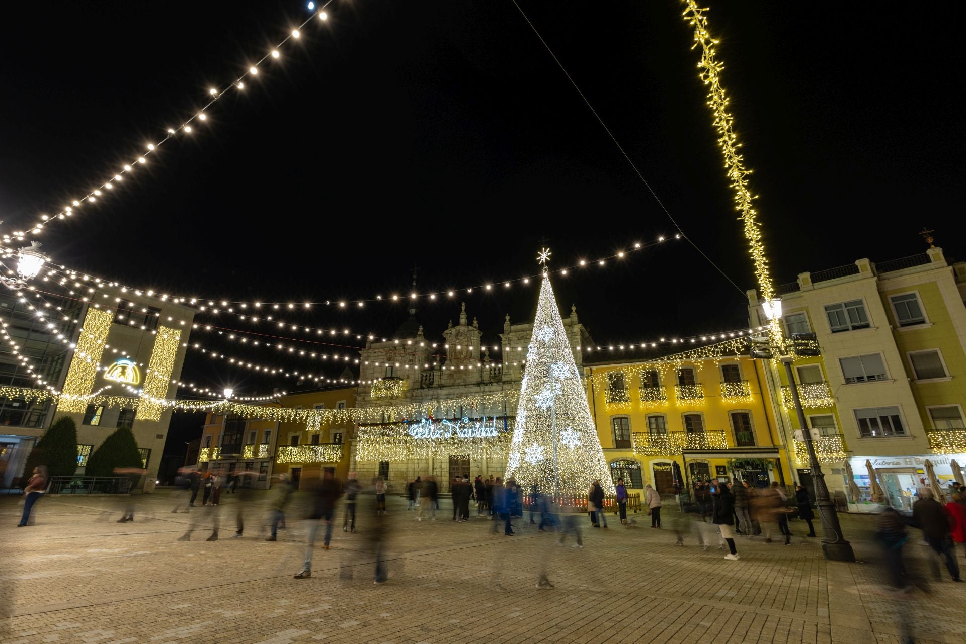 Las mejores imágenes de las luces de Navidad de Ponferrada