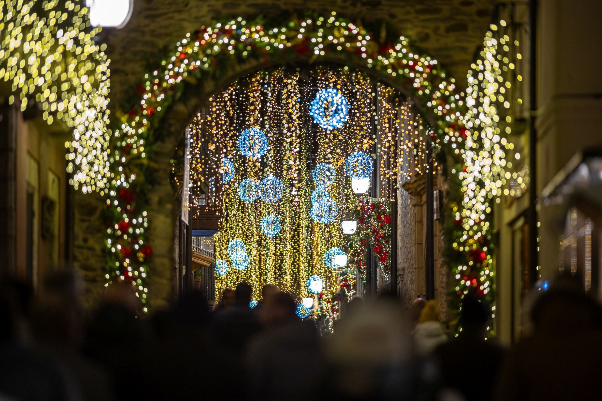 Las mejores imágenes de las luces de Navidad de Ponferrada