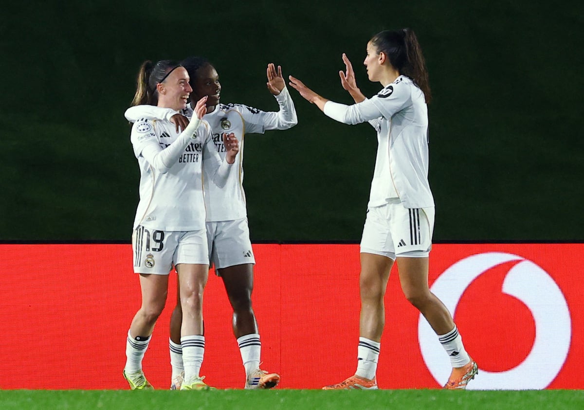 El Real Madrid femenino gana al Wolfsburgo y se sitúa entre los cuatro primeros en la Champions | Fútbol | Deportes