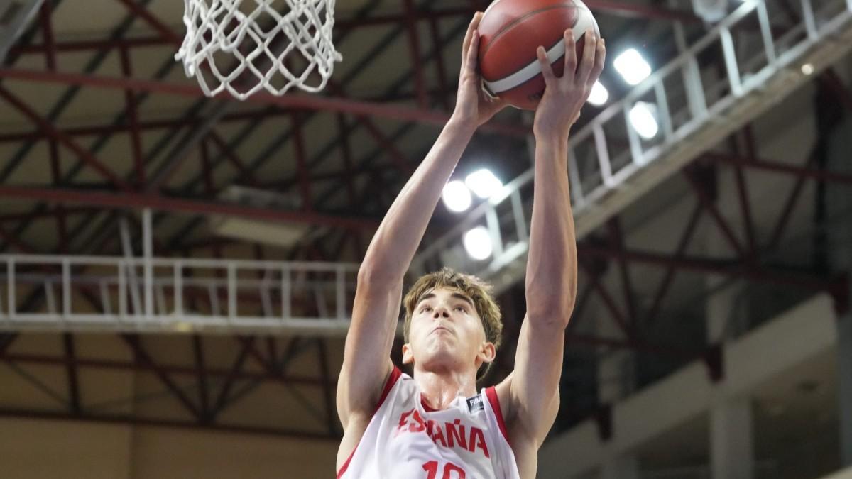 Jan Cerdán disputó el Eurobasket sub-16 con la selección española