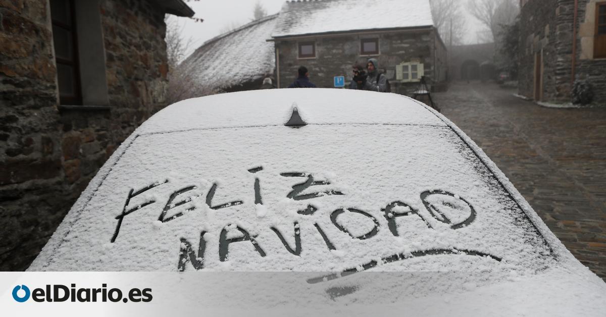 mucho frío, nevadas y lluvias algunas zonas