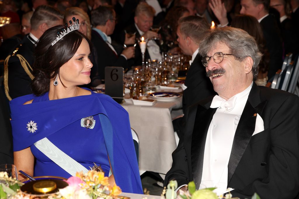 Sofía de Suecia, en el banquete de los Nobel del año pasado