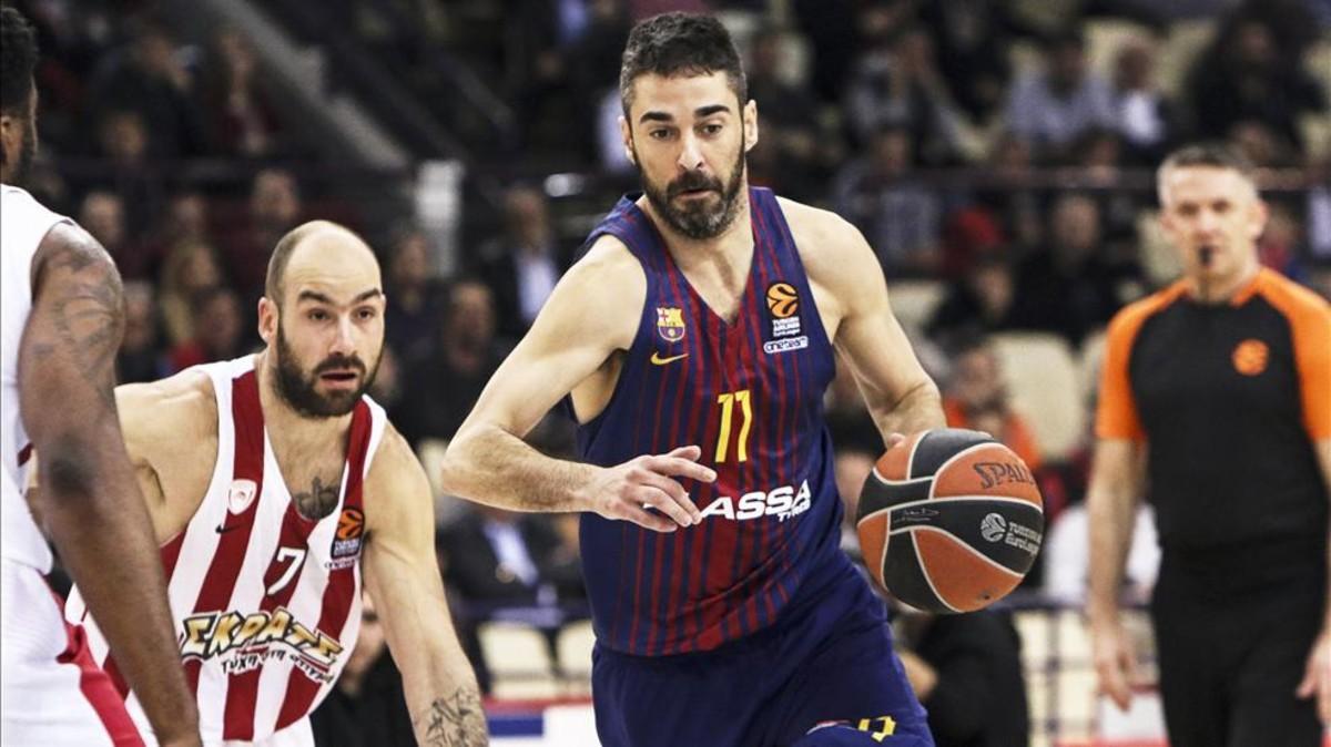 Navarro supera a Spanoulis durante el duelo en Atenas
