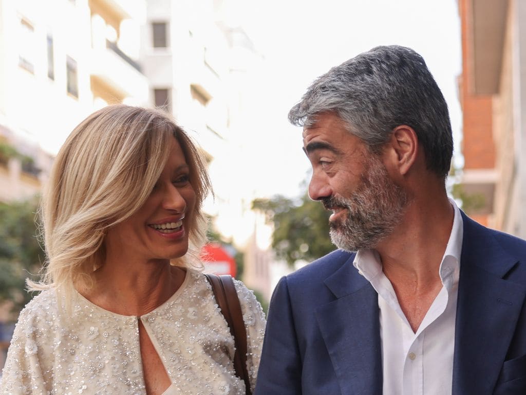 Susanna Griso y Luis Enríquez en la celebración de cumpleaños de la presentadora en Madrid, el miércoles 8 de octubre de 2025