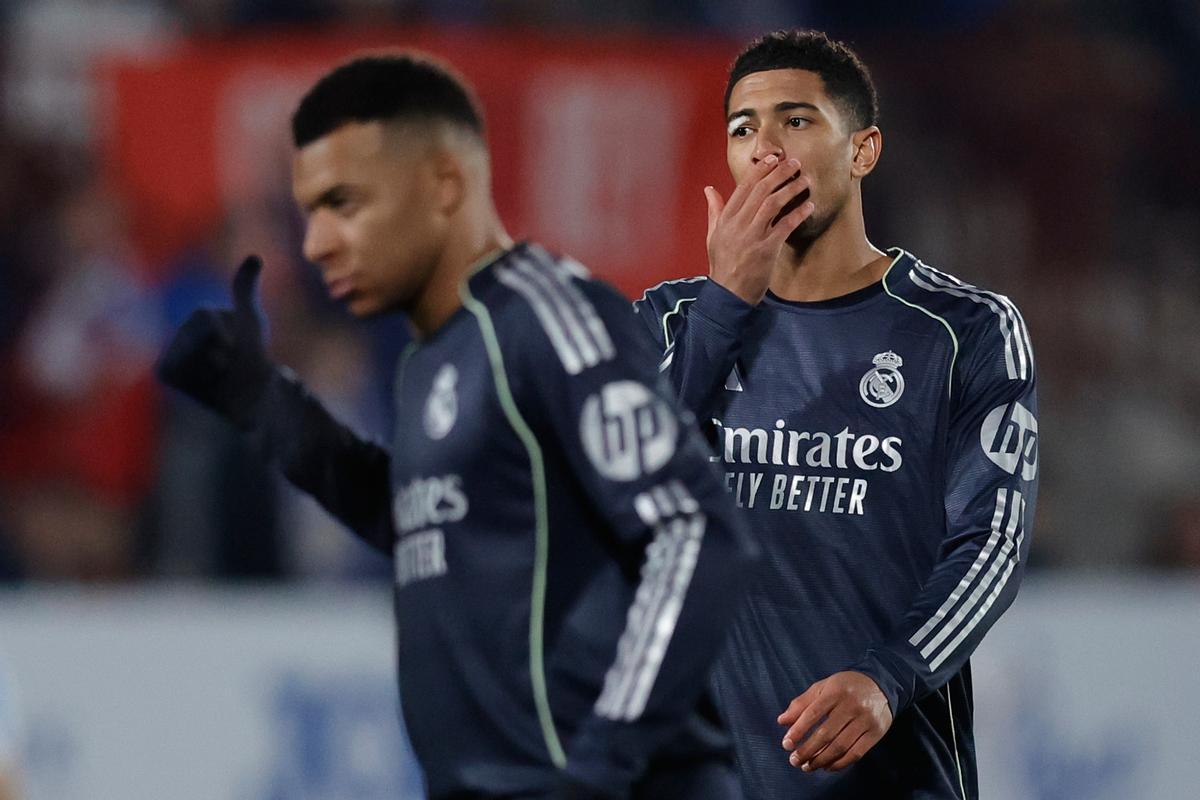 Bellingham, tras el gol del Talavera