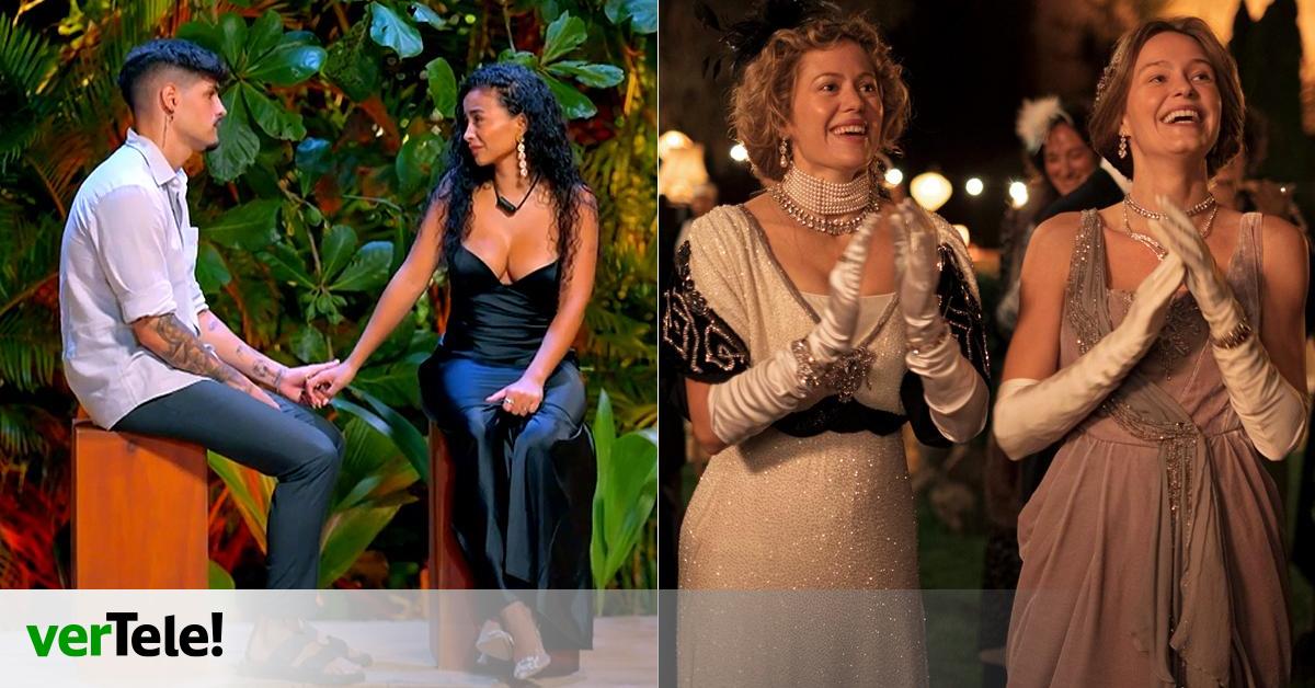 'La isla de las tentaciones' (16.1%) se distancia de 'Ena' (12.6%), que cede más cuota que público al acortar su emisión