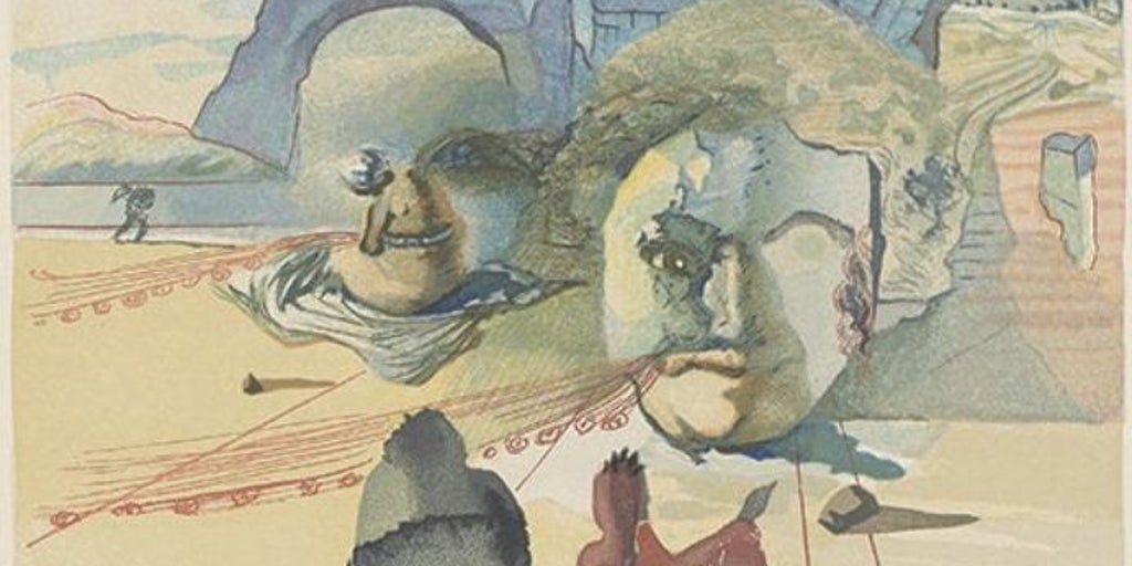 Lepe muestra las obras de Dalí sobre Dante que levantaron una gran polémica en Italia