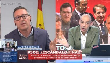 Nacho Abad tiene que frenar a Alfonso Serrano, el dos de Ayuso, por cruzar la raya: "Eres gentuza"