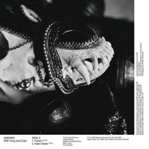 Portada del EP de AMENRA – “With Fang & Claw"