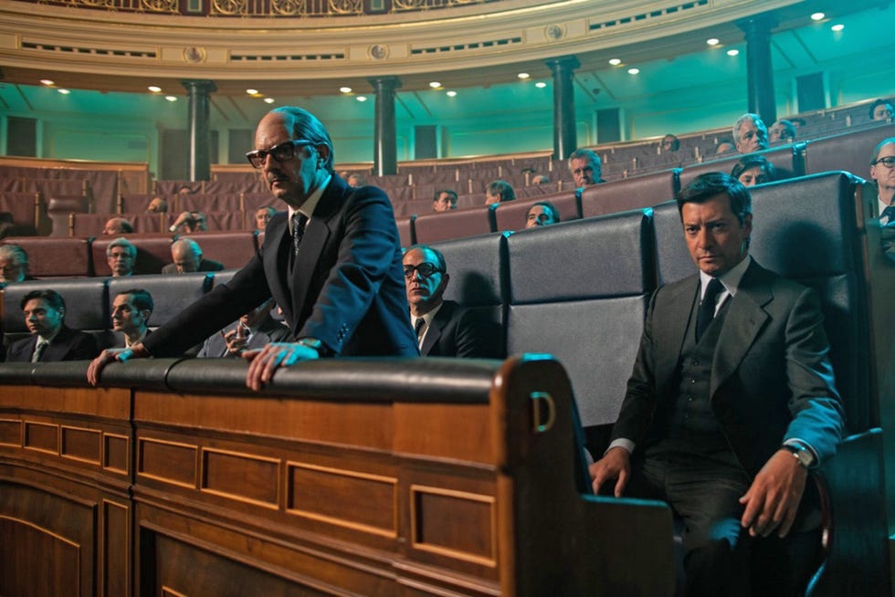 Manolo Solo y Alvaro Morte son Gutierrez Mellado y Adolfo Suarez en 'Anatomia de un instante' manolo solo y alvaro morte son gutierrez mellado y adolfo suarez en 'anatomia de un instante'