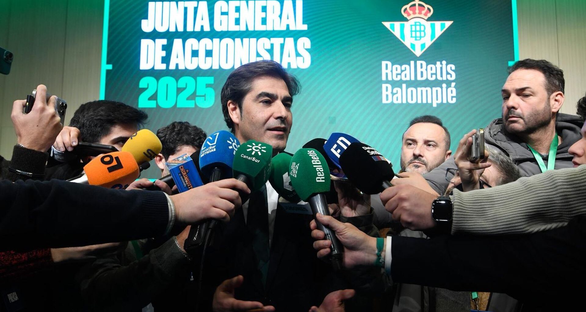 Ángel Haro, en la Junta de Accionistas