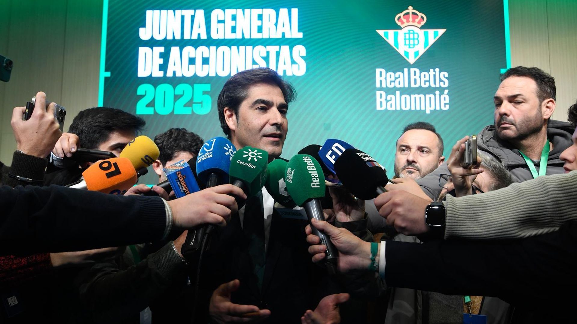 Ángel Haro, en la Junta de Accionistas