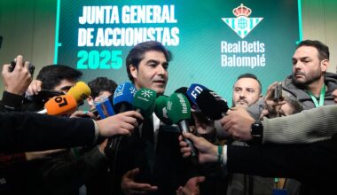 Ángel Haro, en la Junta de Accionistas