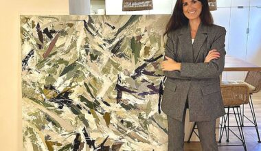 Una exposición descubre la Málaga que se asoma tras el arte abstracto de Ankersmit