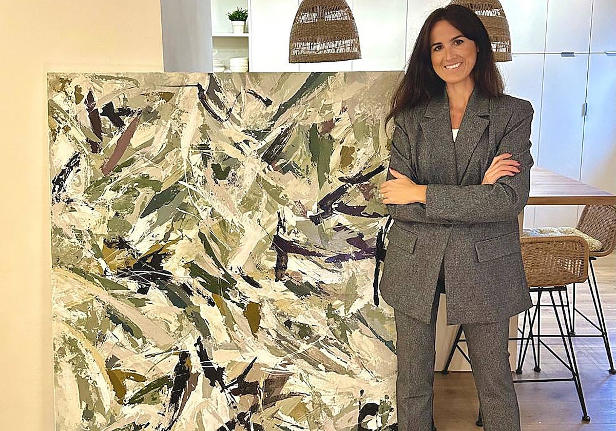 Una exposición descubre la Málaga que se asoma tras el arte abstracto de Ankersmit