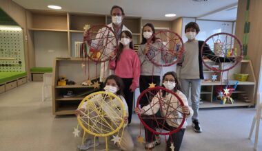 Niños y niñas de la Fundación Collserola decoran de nuevo el