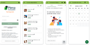 capturas app formación plena android