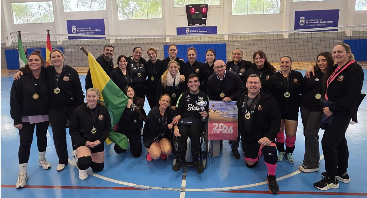 Gran respuesta del público al I Torneo Benéfico CD Portuense Voleibol La Élite, a beneficio de Sergio Campos