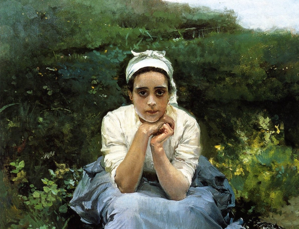 La lechera, de Joaquín Sorolla. 1890 -