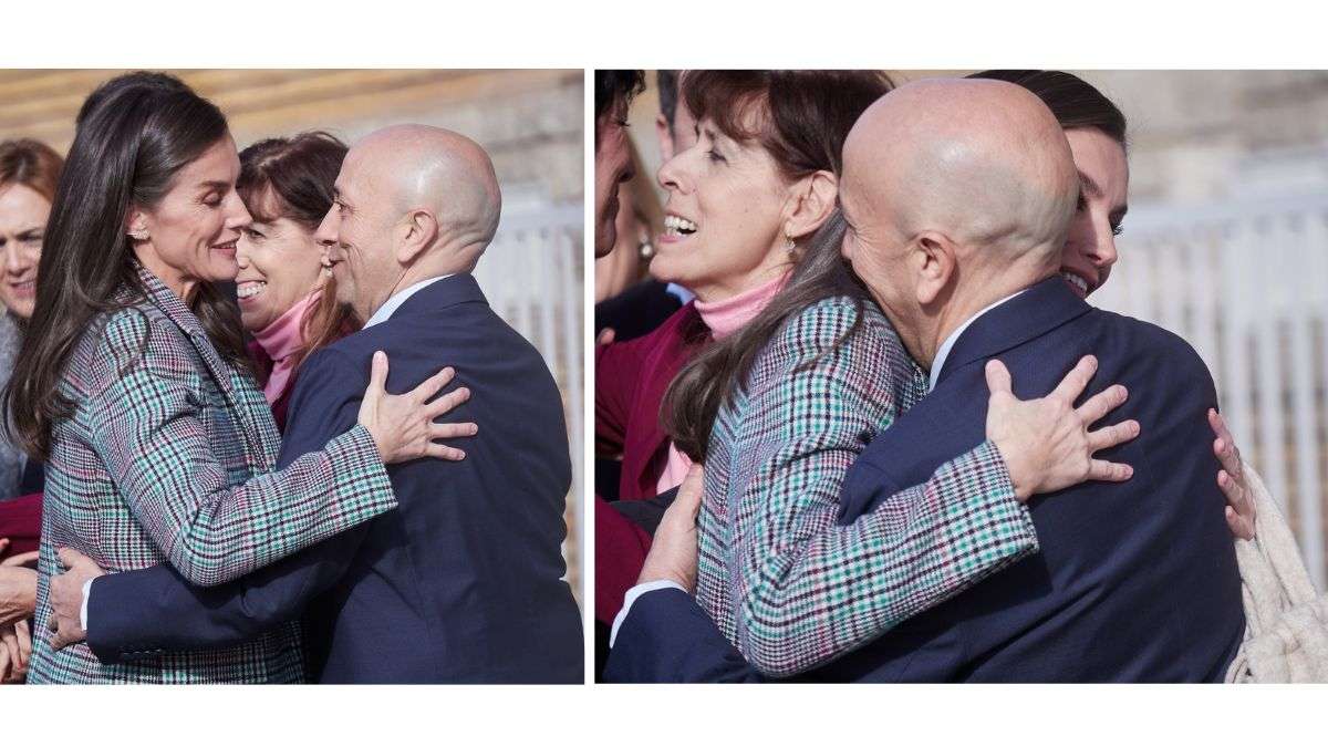 La reina Letizia y Luis Alegre el pasado 25 de noviembre