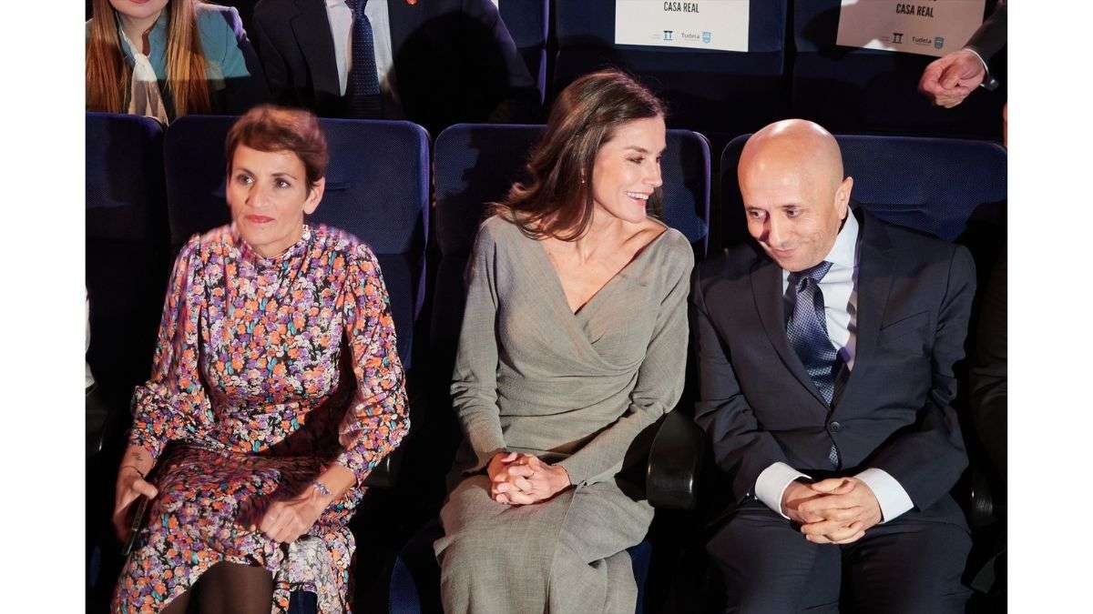La reina Letizia y Luis Alegre en 2023