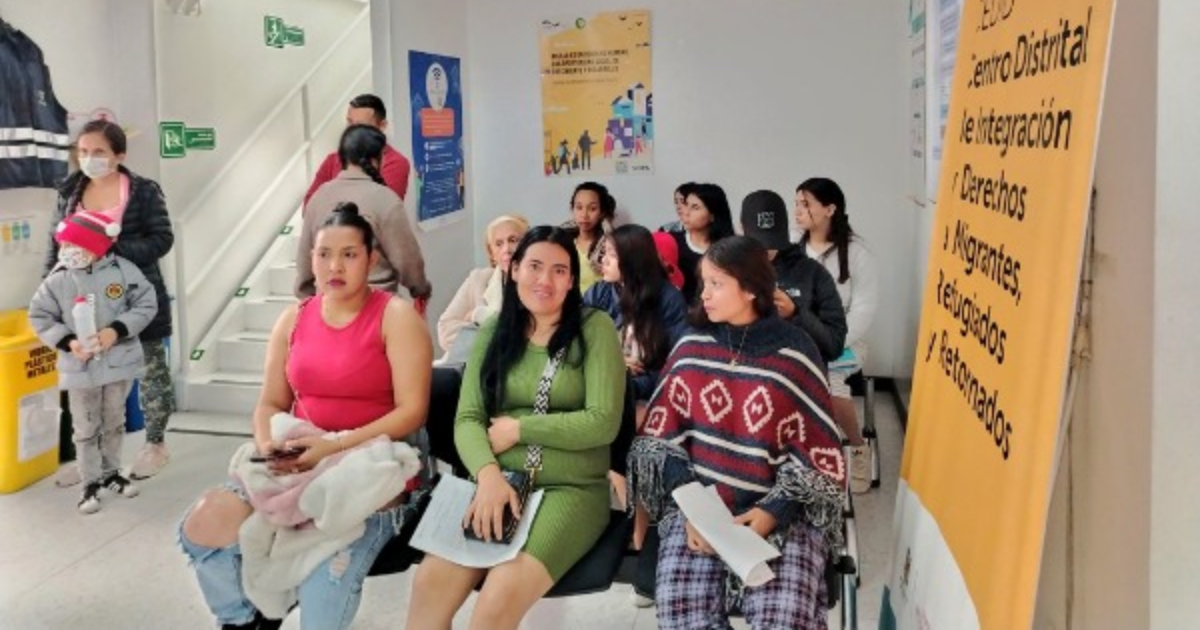 Atención a migrantes en Bogotá durante el 2025