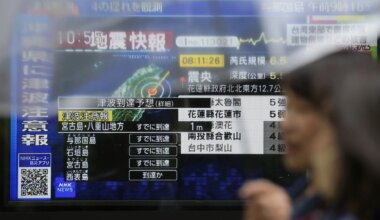 el Gobierno advierte de un posible 'megaterremoto' tras un seísmo de 7,5 frente a la costa de Aomori