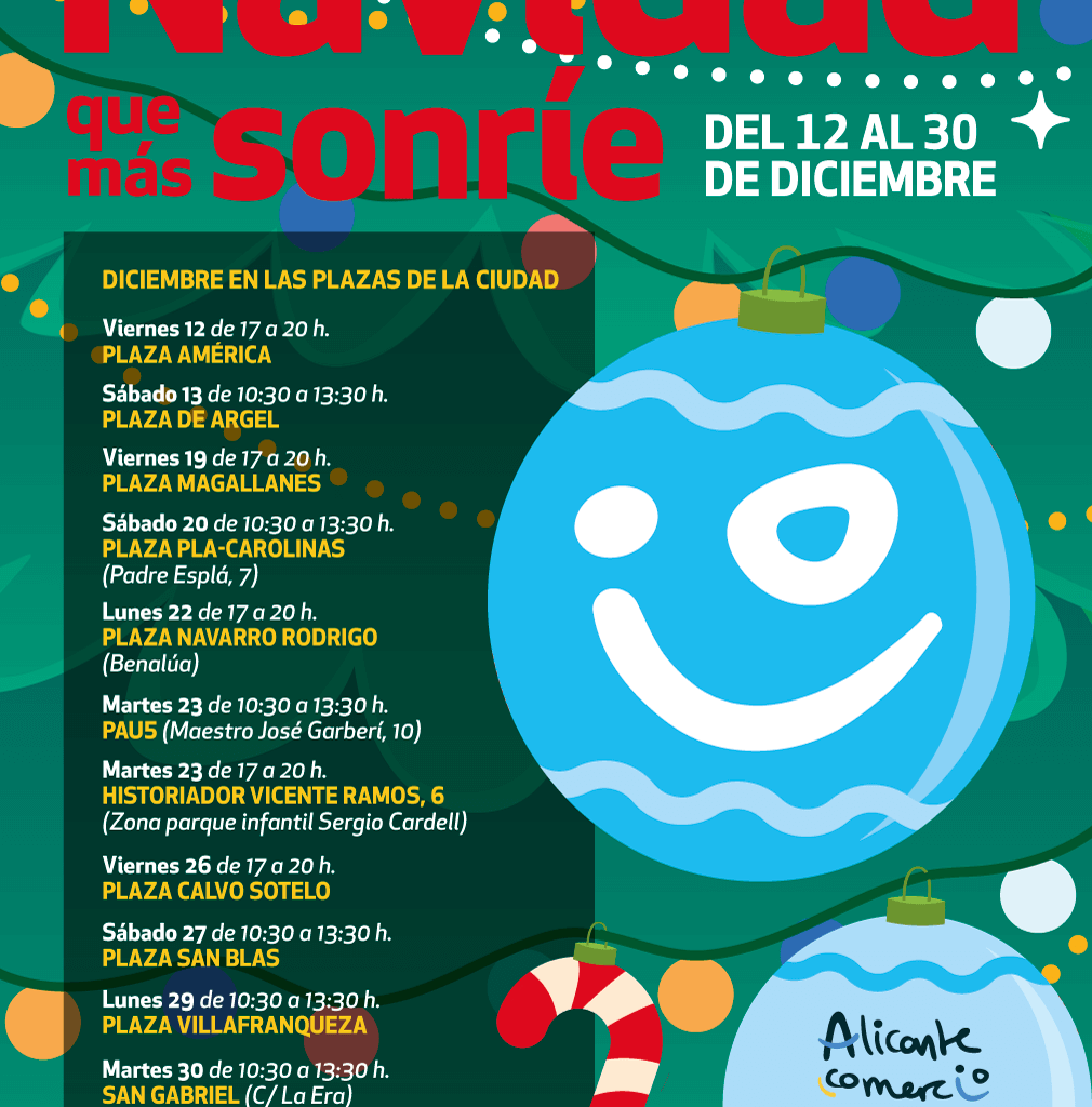 Campaña de Navidad Alicante Comercio 2025