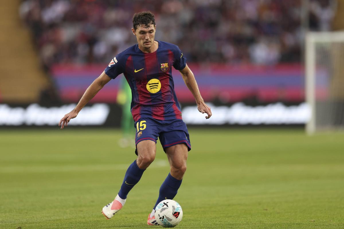 Christensen, en el partido entre el Barça y la Real Sociedad