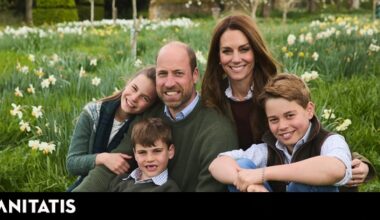 Los príncipes de Gales, en modo ahorro y a juego en verde caza con sus tres hijos para la felicitación de Navidad
