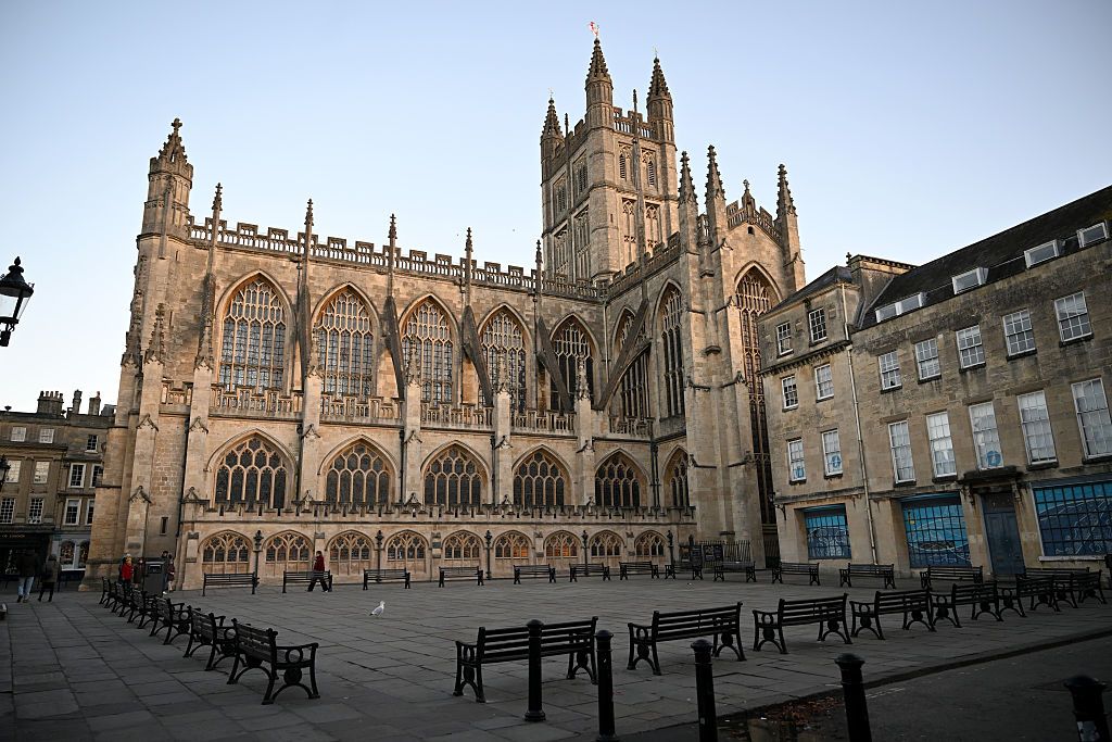 Vista general de la Abadía de Bath