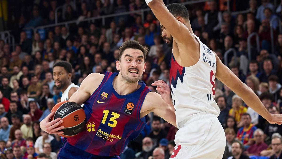 Tomas Satoransky, en el partido de Euroliga ante Baskonia