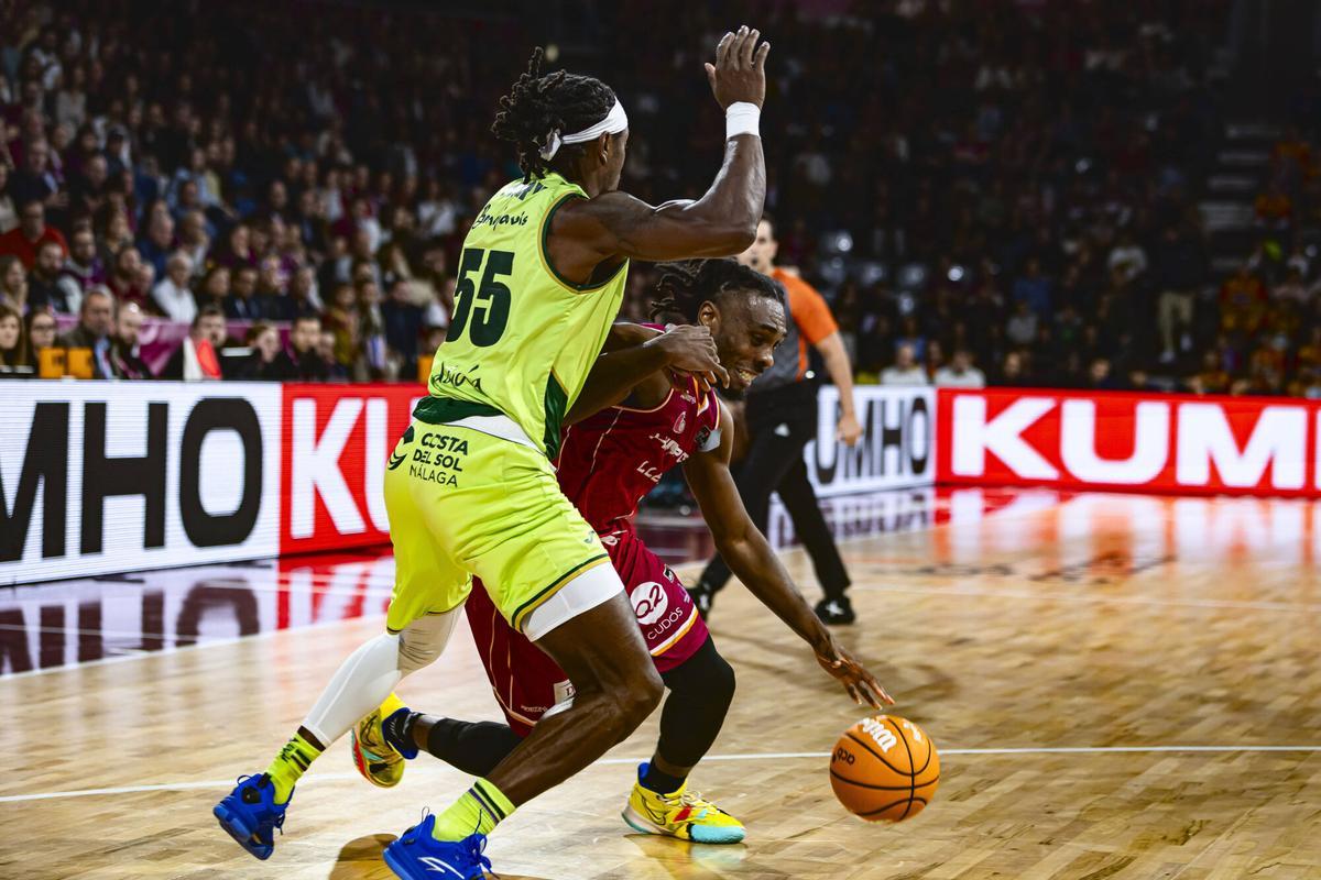 Partido de la novena jornada de la Liga Endesa entre Lleida y Unicaja