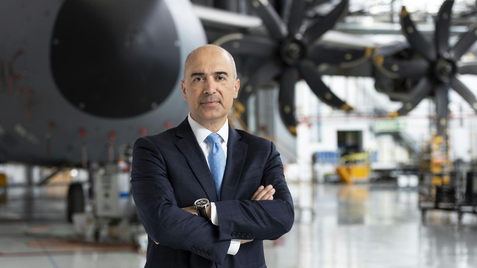El presidente de Airbus España, Francisco Javier Sánchez Segura.