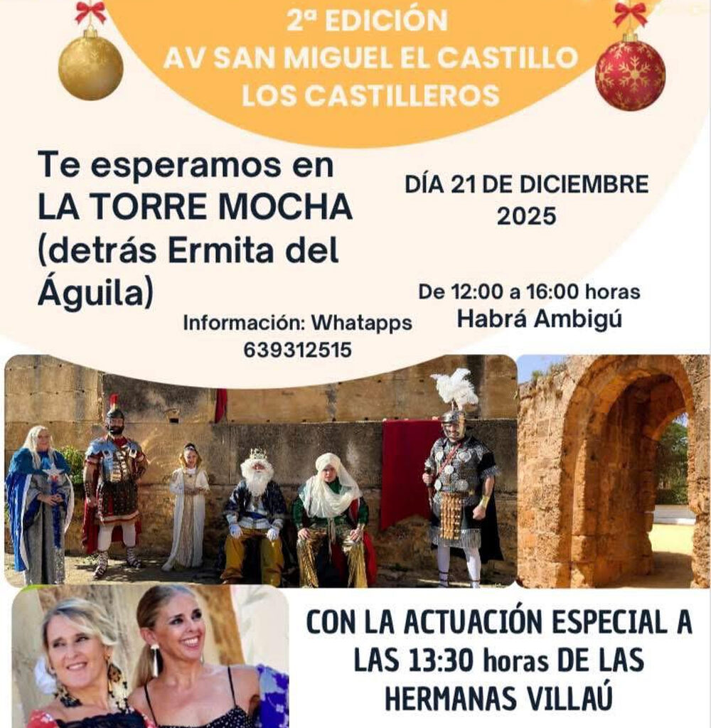 Belén viviente en el Castillo de Alcalá