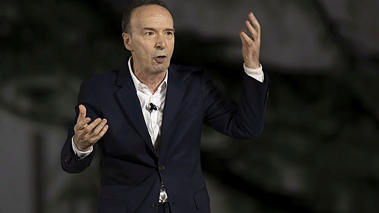 Benigni, durante su monólogo