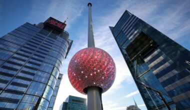 Times Square estrena una deslumbrante bola de Año Nuevo, la más grande hasta ahora