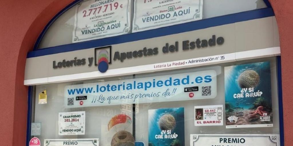 Un malagueño gana más de cinco millones de euros en el sorteo de la Bonoloto de Nochebuena