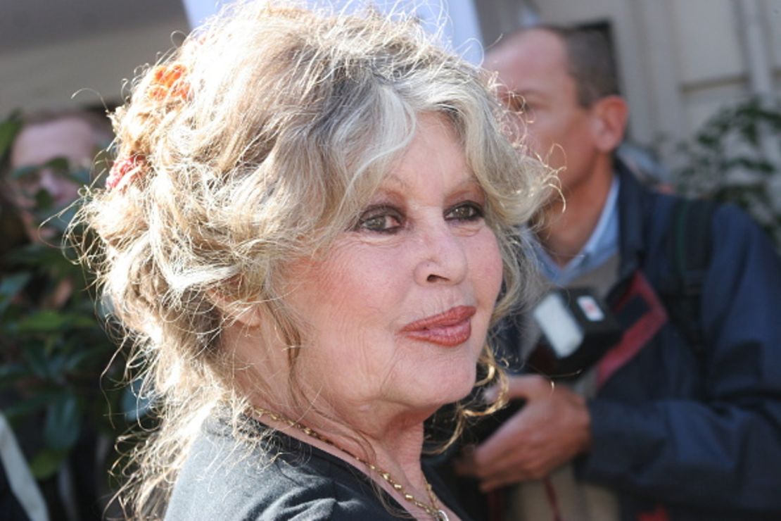 La actriz francesa Brigitte Bardot en el 20 aniversario de su fundación en París, Francia, el 28 de septiembre de 2006.