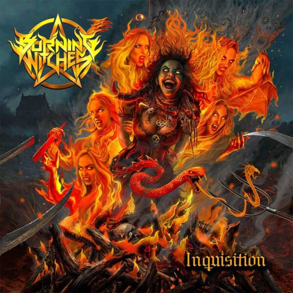 Portada de Inquisition, disco de Burning Witches