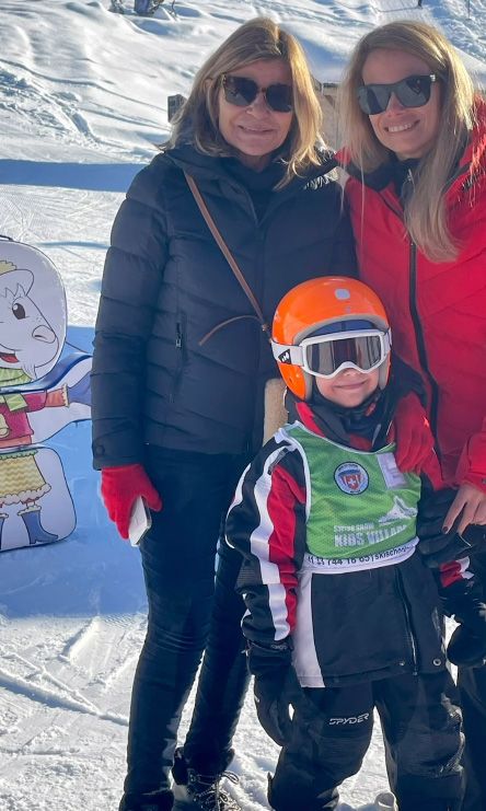 Cari y Carla el año pasado en Suiza